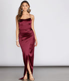 The Faye Lace Up Back Satin Dress is a gorgeous pick as your 2023 prom dress or formal gown for wedding guest, spring bridesmaid, or army ball attire!