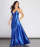 Tawny Formal Satin Pleated Dress is a stunning choice for a bridesmaid dress or maid of honor dress, and to feel beautiful at Prom 2023, spring weddings, formals, & military balls!