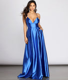 Tawny Formal Satin Pleated Dress is a stunning choice for a bridesmaid dress or maid of honor dress, and to feel beautiful at Prom 2023, spring weddings, formals, & military balls!