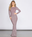 Nohemi Open Back Glitter Dress is a stunning choice for a bridesmaid dress or maid of honor dress, and to feel beautiful at Prom 2023, spring weddings, formals, & military balls!