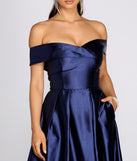 Palmer Formal Satin Wrap Dress creates the perfect summer wedding guest dress or cocktail party dresss with stylish details in the latest trends for 2023!