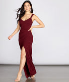Anita High Slit Crepe Dress creates the perfect summer wedding guest dress or cocktail party dresss with stylish details in the latest trends for 2023!