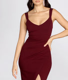 Anita High Slit Crepe Dress creates the perfect summer wedding guest dress or cocktail party dresss with stylish details in the latest trends for 2023!