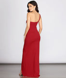 Lorena One Shoulder Crepe Dress is a stunning choice for a bridesmaid dress or maid of honor dress, and to feel beautiful at Prom 2023, spring weddings, formals, & military balls!