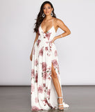 The Gal Lace Up Back Chiffon Floral A-Line Dress is a gorgeous pick as your 2023 prom dress or formal gown for wedding guest, spring bridesmaid, or army ball attire!