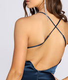 Lena Formal Open Back Satin Dress is a stunning choice for a bridesmaid dress or maid of honor dress, and to feel beautiful at Prom 2023, spring weddings, formals, & military balls!