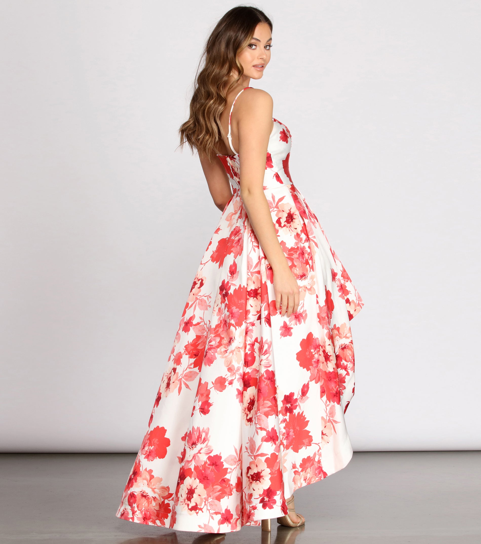Kamala Floral High Low Dress & Windsor