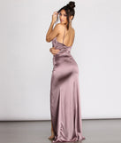 Julina Wrap Satin Dress creates the perfect summer wedding guest dress or cocktail party dresss with stylish details in the latest trends for 2023!