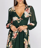 Irina Floral Chiffon A-Line Dress creates the perfect summer wedding guest dress or cocktail party dresss with stylish details in the latest trends for 2023!