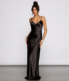 Londyn Formal Sleeveless Satin Dress creates the perfect summer wedding guest dress or cocktail party dresss with stylish details in the latest trends for 2023!