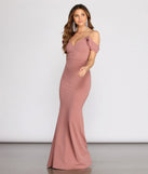 Reese Double Ruffle Off Shoulder Mermaid Dress creates the perfect summer wedding guest dress or cocktail party dresss with stylish details in the latest trends for 2023!