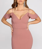 Reese Double Ruffle Off Shoulder Mermaid Dress creates the perfect summer wedding guest dress or cocktail party dresss with stylish details in the latest trends for 2023!