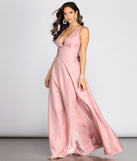 Alexis Holographic Satin A-Line Dress is a stunning choice for a bridesmaid dress or maid of honor dress, and to feel beautiful at Prom 2023, spring weddings, formals, & military balls!