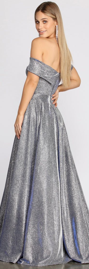 Monica Off Shoulder A-Line Dress is a stunning choice for a bridesmaid dress or maid of honor dress, and to feel beautiful at Prom 2023, spring weddings, formals, & military balls!