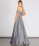 Monica Off Shoulder A-Line Dress is a stunning choice for a bridesmaid dress or maid of honor dress, and to feel beautiful at Prom 2023, spring weddings, formals, & military balls!