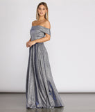 Monica Off Shoulder A-Line Dress is a stunning choice for a bridesmaid dress or maid of honor dress, and to feel beautiful at Prom 2023, spring weddings, formals, & military balls!