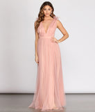 Tatyana Tulle Ruffle A-Line Dress is a stunning choice for a bridesmaid dress or maid of honor dress, and to feel beautiful at Prom 2023, spring weddings, formals, & military balls!