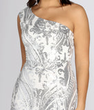 Melinda One Shoulder Sequin Dress creates the perfect spring wedding guest dress or cocktail attire with stylish details in the latest trends for 2023!