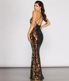 Tracy Sequin Scroll Mermaid Dress creates the perfect summer wedding guest dress or cocktail party dresss with stylish details in the latest trends for 2023!