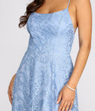 The Cicilia Embroidered Floral A-Line Dress is a gorgeous pick as your 2023 prom dress or formal gown for wedding guest, spring bridesmaid, or army ball attire!