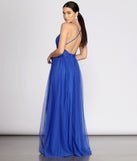 Rochelle Tulle A-Line Dress is a stunning choice for a bridesmaid dress or maid of honor dress, and to feel beautiful at Prom 2023, spring weddings, formals, & military balls!
