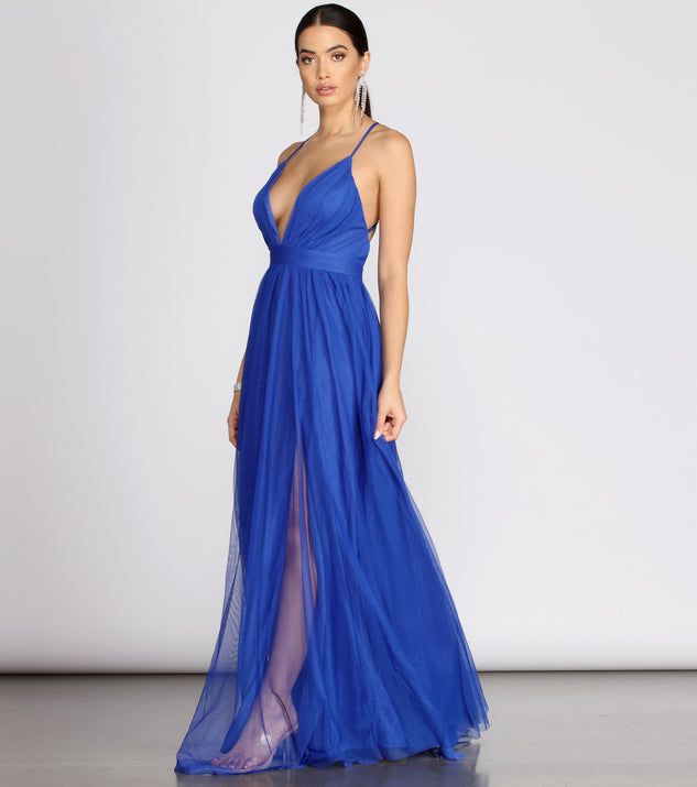 Rochelle Tulle A-Line Dress & Windsor
