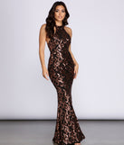 The Lei Formal Sequin Mermaid Dress is a gorgeous pick as your 2023 prom dress or formal gown for wedding guest, spring bridesmaid, or army ball attire!