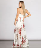 Claire Floral Chiffon Wrap Dress creates the perfect summer wedding guest dress or cocktail party dresss with stylish details in the latest trends for 2023!
