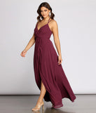 Rylie Chiffon A-Line Gown creates the perfect summer wedding guest dress or cocktail party dresss with stylish details in the latest trends for 2023!