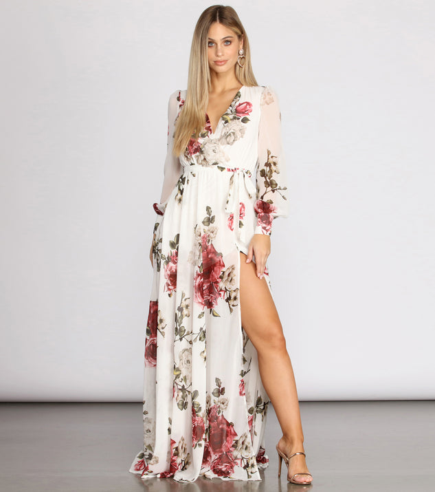 Rita Floral Chiffon Dress creates the perfect summer wedding guest dress or cocktail party dresss with stylish details in the latest trends for 2023!