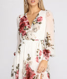 Rita Floral Chiffon Dress creates the perfect spring wedding guest dress or cocktail attire with stylish details in the latest trends for 2023!