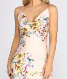Elane Floral Satin Slip Gown creates the perfect summer wedding guest dress or cocktail party dresss with stylish details in the latest trends for 2023!