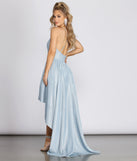 Justine Glitter High-Low Dress creates the perfect summer wedding guest dress or cocktail party dresss with stylish details in the latest trends for 2023!