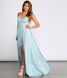 Millie Glitter Cross Back A Line Dress is a stunning choice for a bridesmaid dress or maid of honor dress, and to feel beautiful at Prom 2023, spring weddings, formals, & military balls!