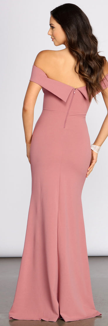 The Everylynn Formal Wrap Mermaid Dress is a gorgeous pick as your 2023 prom dress or formal gown for wedding guest, spring bridesmaid, or army ball attire!