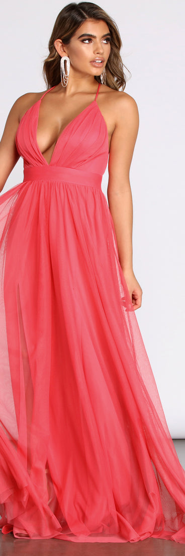 Jodi Tulle A-Line Dress creates the perfect summer wedding guest dress or cocktail party dresss with stylish details in the latest trends for 2023!