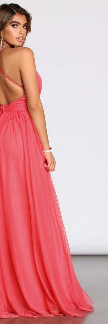 Jodi Tulle A-Line Dress creates the perfect summer wedding guest dress or cocktail party dresss with stylish details in the latest trends for 2023!