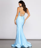 Mikerra Lace Up Back Mermaid Dress creates the perfect summer wedding guest dress or cocktail party dresss with stylish details in the latest trends for 2023!