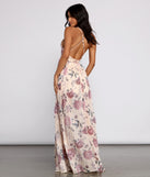 Lucy Formal Floral Chiffon A-Line Dress creates the perfect summer wedding guest dress or cocktail party dresss with stylish details in the latest trends for 2023!