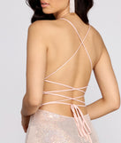 Suzette Lace Back Sequin Dress is a stunning choice for a bridesmaid dress or maid of honor dress, and to feel beautiful at Prom 2023, spring weddings, formals, & military balls!