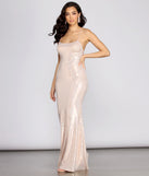 Suzette Lace Back Sequin Dress is a stunning choice for a bridesmaid dress or maid of honor dress, and to feel beautiful at Prom 2023, spring weddings, formals, & military balls!