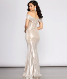 The Avana Sequin Mermaid Dress is a gorgeous pick as your 2023 prom dress or formal gown for wedding guest, spring bridesmaid, or army ball attire!