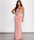 Mia Formal Velvet Burnout Dress is a stunning choice for a bridesmaid dress or maid of honor dress, and to feel beautiful at Prom 2023, spring weddings, formals, & military balls!