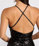 Taya Open Back Sequin Dress is a stunning choice for a bridesmaid dress or maid of honor dress, and to feel beautiful at Prom 2023, spring weddings, formals, & military balls!