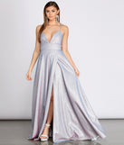 Stefanie Glitter Shine Cross Back A-Line Dress is a stunning choice for a bridesmaid dress or maid of honor dress, and to feel beautiful at Prom 2023, spring weddings, formals, & military balls!