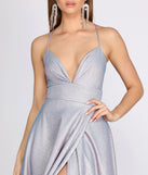 Stefanie Glitter Shine Cross Back A-Line Dress is a stunning choice for a bridesmaid dress or maid of honor dress, and to feel beautiful at Prom 2023, spring weddings, formals, & military balls!