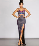 Marisol Shining High Slit Dress creates the perfect summer wedding guest dress or cocktail party dresss with stylish details in the latest trends for 2023!