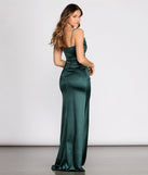 Kayla Cowl Neck Satin Dress creates the perfect summer wedding guest dress or cocktail party dresss with stylish details in the latest trends for 2023!
