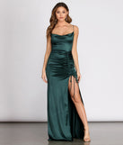 Kayla Cowl Neck Satin Dress creates the perfect summer wedding guest dress or cocktail party dresss with stylish details in the latest trends for 2023!