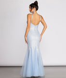 Ciara Glitter Tulle Mermaid Dress creates the perfect summer wedding guest dress or cocktail party dresss with stylish details in the latest trends for 2023!